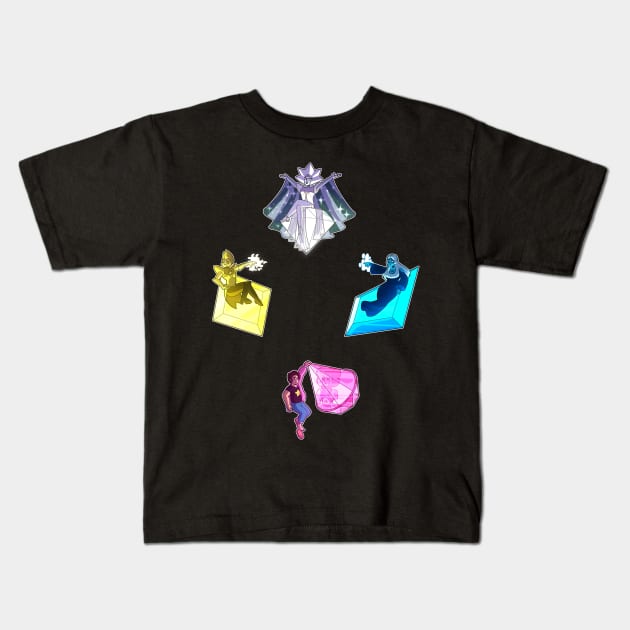 Steven Universe - The Diamonds Kids T-Shirt by StivenwithanI